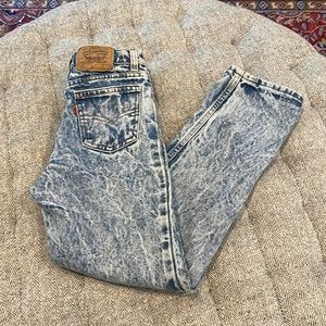 Vintage Levi’s orange tab acid wash jeans size 14 slim